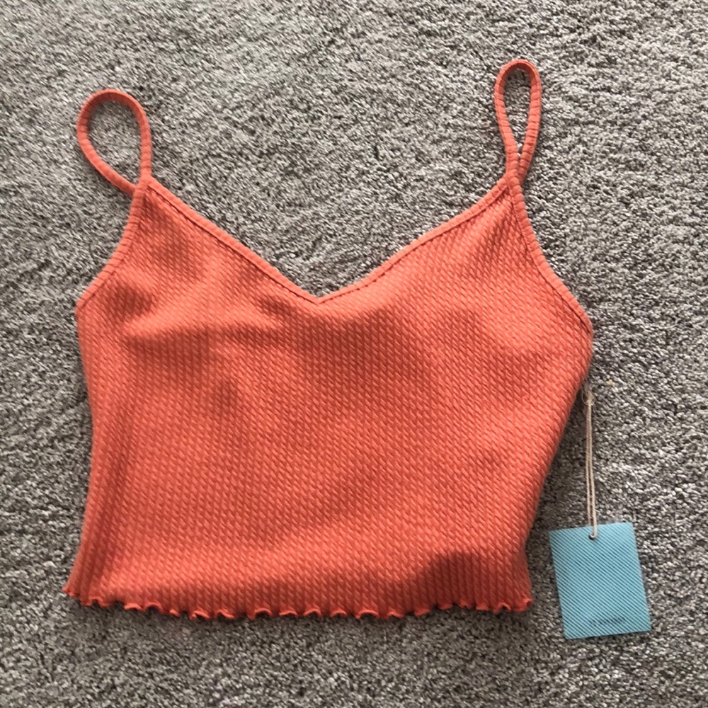 cropped tank top never worn with tags